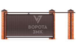 Откатные ворота 6 м 6000×2800 ЗМК-8037