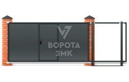 Ворота автоматические 2000×3000 с дистанционным управлением ЗМК-7264