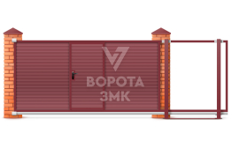 Откатные ворота 4,5 м 4500×2500 ЗМК-7895