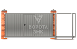 Откатные ворота 5 м 5000×2700 ЗМК-7969