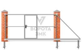 Ворота откатные Nice 3000×2100 ЗМК-6985
