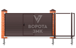 Откатные ворота 4,5 м 4500×2300 ЗМК-7893