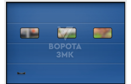Противопожарные ворота Алютех 3500×3500 ЗМК-3768