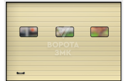 Ворота 5000×5000 промышленные ЗМК-3850