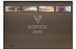 Противопожарные ворота Алютех 2500×3500 ЗМК-3746