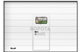 Подъемные секционные ворота 3000×3000 ЗМК-3586